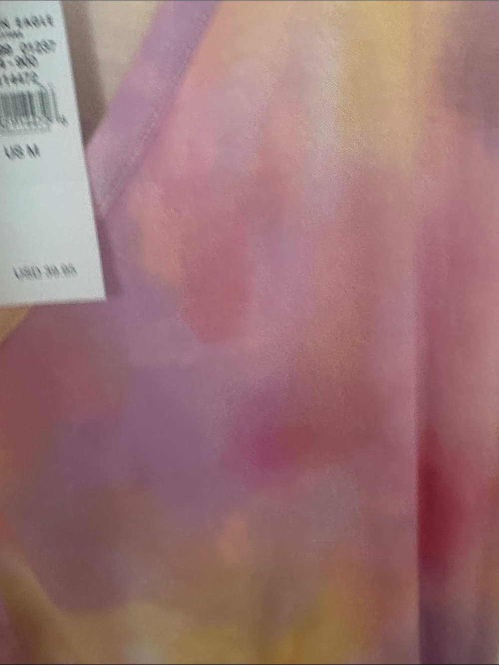American Eagle Outfitters Pastel Tie-Dye Jumpsuit Romper - Pink, Purple, Yellow - Picture 2 of 6
